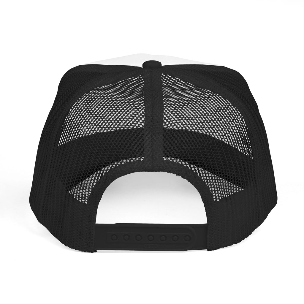 People Are a Lot Foam Trucker Hat — Wry Minimalist Mesh Cap