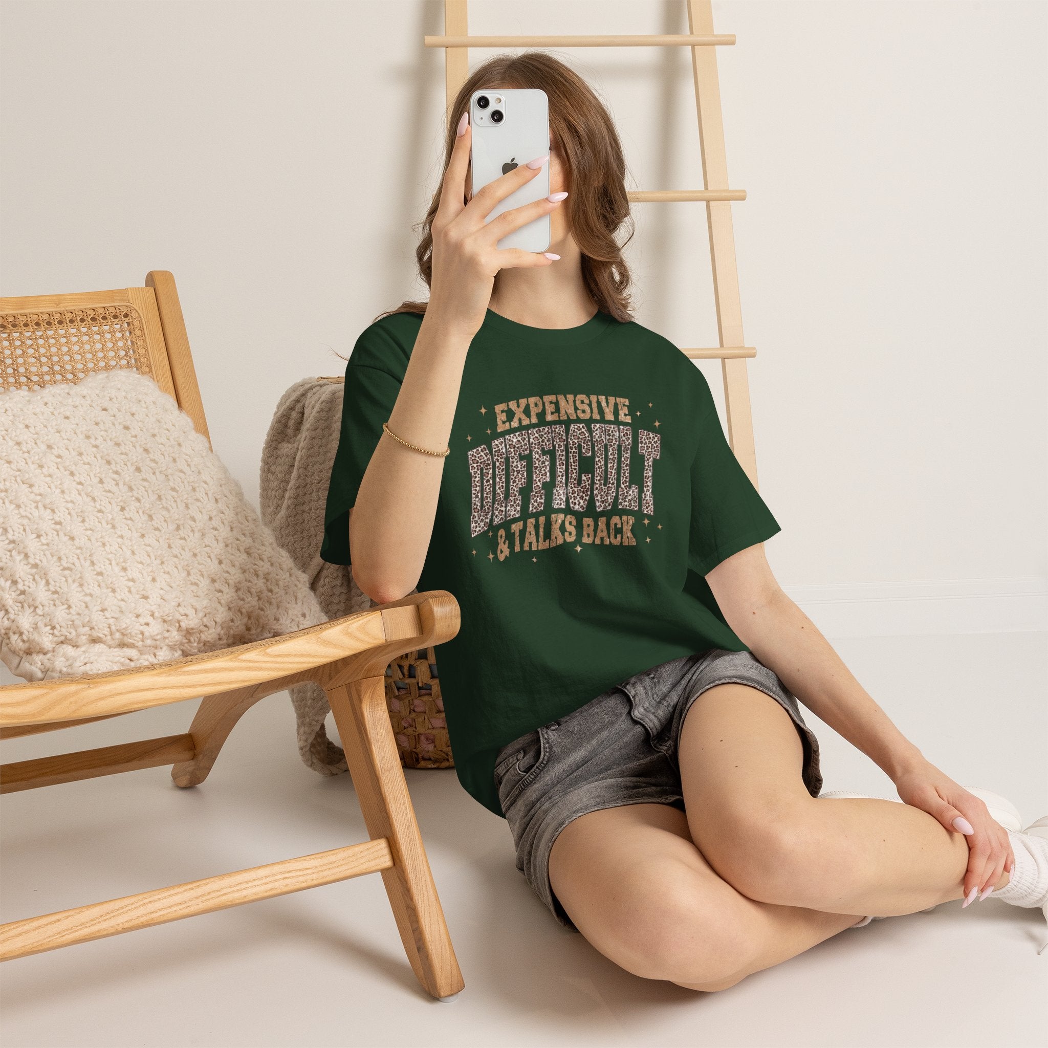 Expensive, Difficult & Talks Back Tee — Funny Sassy Graphic T-Shirt