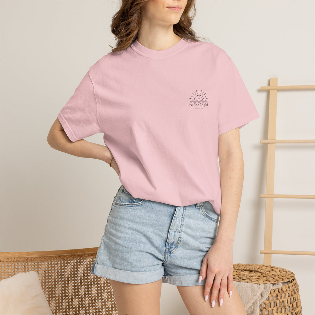 Be The Light sun and cross T-shirt | Christian faith tee, Matthew 5:14 design