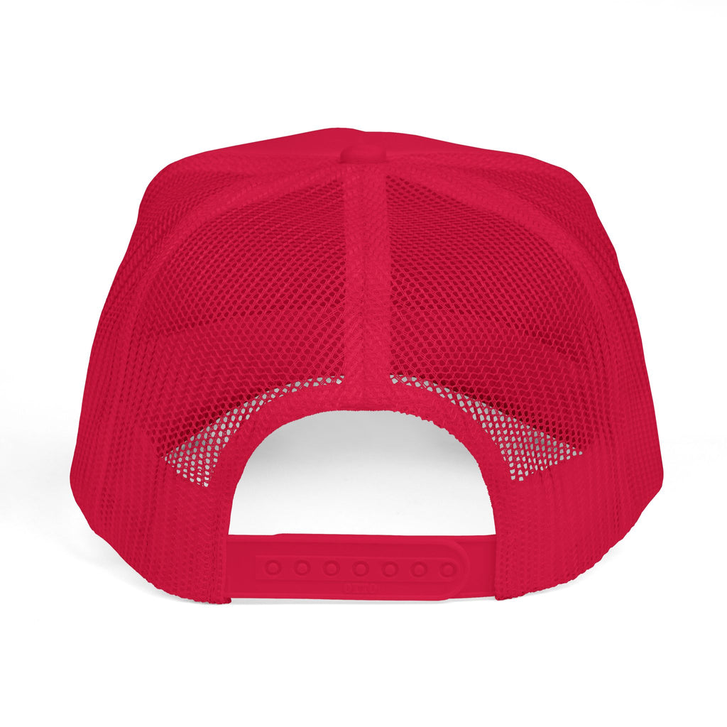 People Are a Lot Foam Trucker Hat — Wry Minimalist Mesh Cap